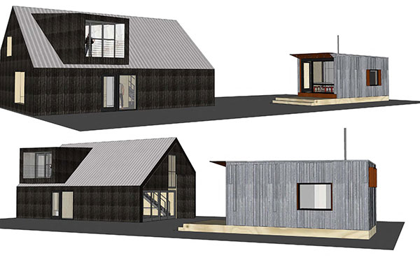 Idea Home Front and back Elevations